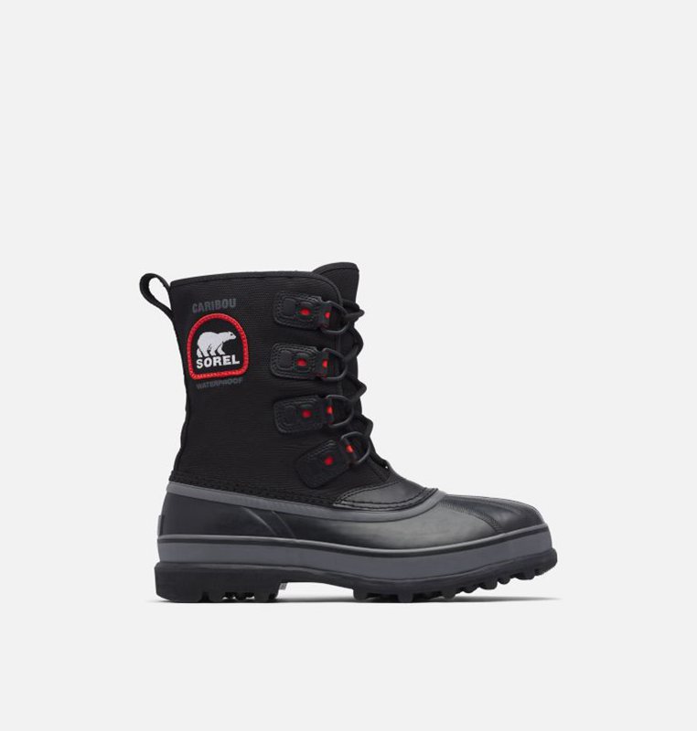 Mens Snow Boots Black - Sorel Caribou™ XT - 694-KCFUHE